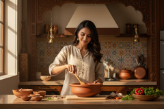 Red Clay Curry Pot (LARGE)-2