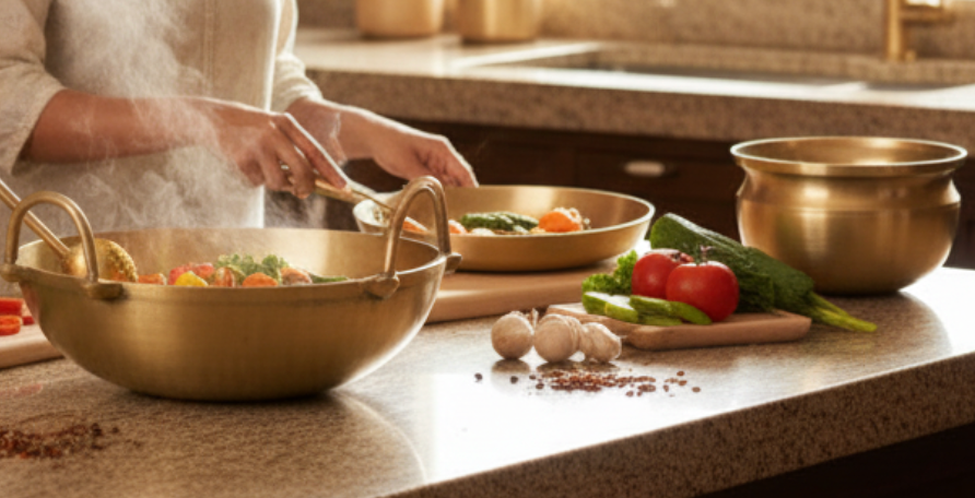 Traditional Bronze/Kansa Combo