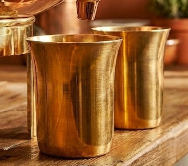 शुद्ध कांसे के कांच का सेट