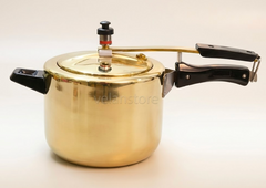 Brass Cooker with tin coating |  Pital Pressure Cooker-1