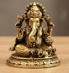 Brass Lord Ganesh idol-1