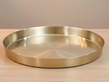 कंसा भोजन थाली प्लेट - स्वस्थ डिनर प्लेट