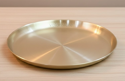 कंसा डिनर प्लेट - स्वस्थ भोजन के लिए