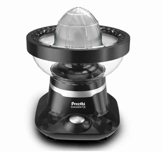 प्रीति कोकोस्टा KP001 नारियल स्क्रैपर और सिट्रस जूसर, 100% सुरक्षित डुअल प्रोटेक्शन स्क्रैपर, सेफ्टी स्विच और सिलिकॉन कैप के साथ, स्पिलेज फ्री कलेक्शन बाउल, 100 वॉट, 2 साल की गारंटी, आजीवन मुफ्त सेवा 