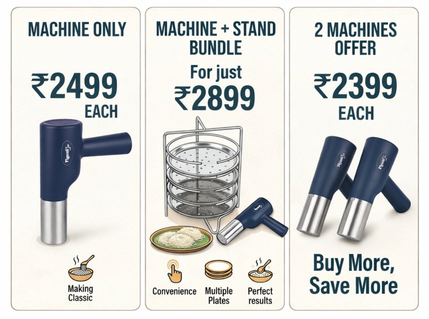 Pigeon Idiyappam Maker - Bundle Offers