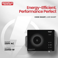 MAHARAJA WHITELINE 2200 W Infrared Cooktop Touch Panel-2