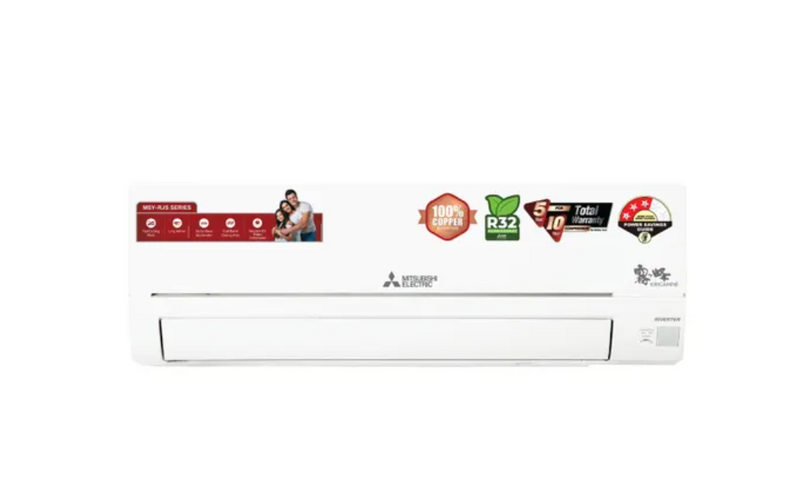 Mitsubishi Split 1.9 Ton 3 Star Non Inverter AC Dual Barrier Coating | Fast Cooling | White-1