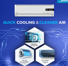 Midea Santis NXG RYL V Pro 1.5 Ton 5 Star Wi-Fi Inverter Split AC (2026 Model, Copper Condenser, R32)-5