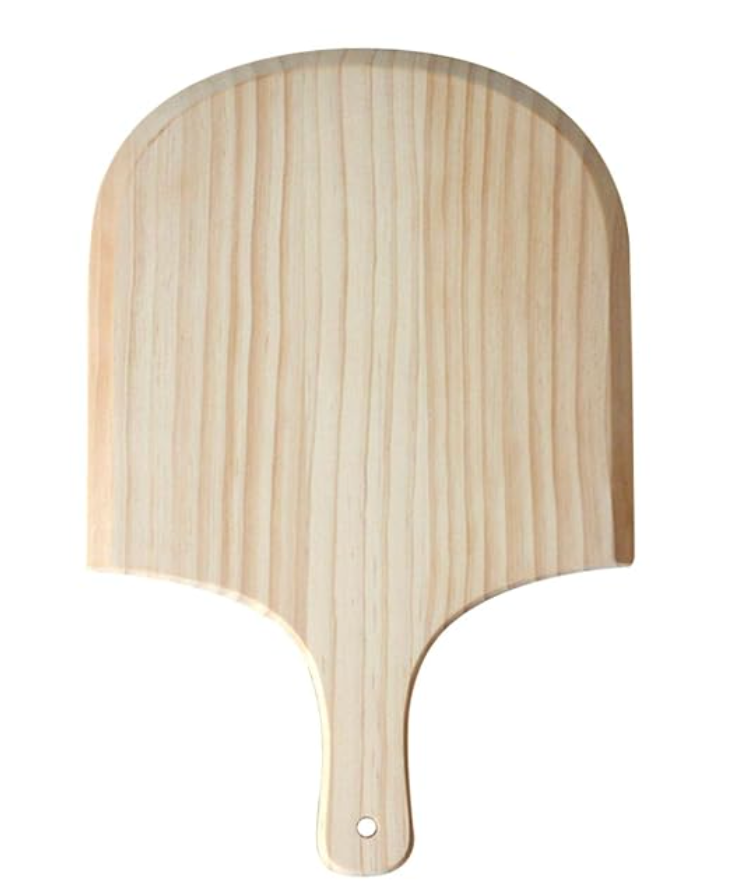 Wood Pizza Peel, 10 Inches Wooden Pizza Spatula Paddle Pizza Cutting Board with Handle for Homemade Baking Pizza, Bread, Cutting Fruit, Vegetables, Cheese(size:10 Inch)