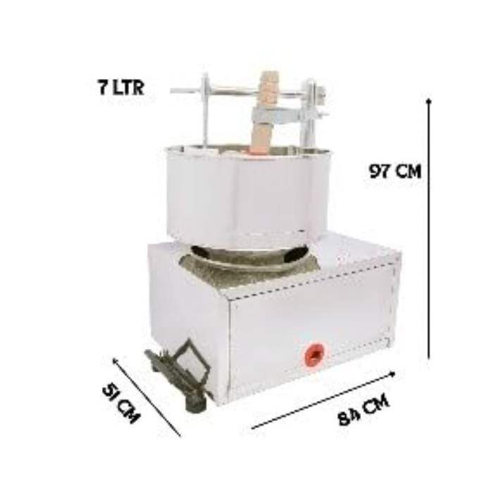 KRN Commercial 7 Litre Stainless Steel Wet Grinder Machine | 240W 1 HP Single Phase Motor | Heavy Duty Idli Dosa Batter Grinder | Semi Automatic Commercial Wet Grinder for Hotel, Restaurant-3