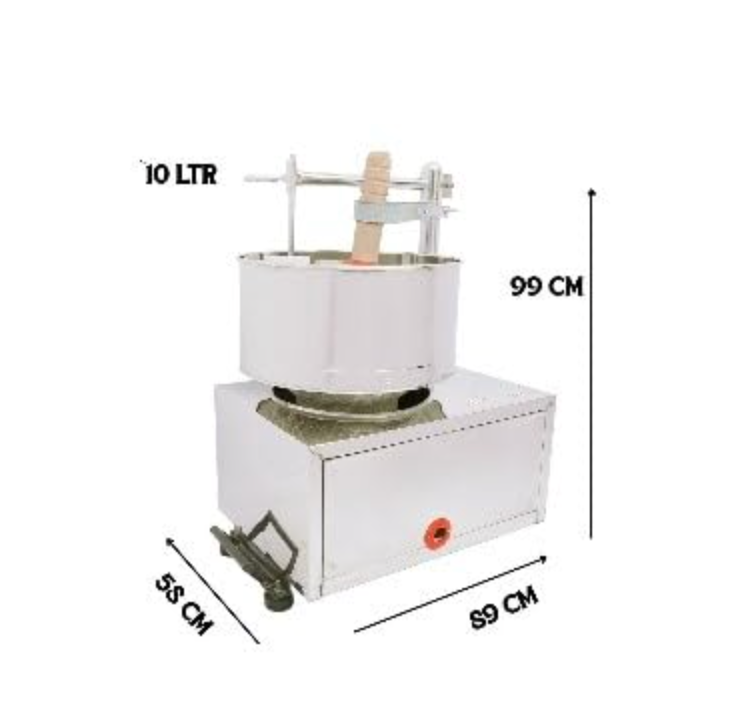 KRN Commercial 10 Litre Stainless Steel Wet Grinder Machine | 1 HP Single Phase Motor | 240 Watts Semi Automatic Batter Grinder | Heavy Duty Idli Dosa Wet Grinder for Restaurant, & Commercial Kitchen-4