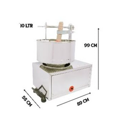 KRN Lakshmi 10 Litre Commercial Wet Grinder | 1 HP Three Phase Motor | 240W | Heavy Duty Batter Grinder Machine | Semi Automatic | for Idli, Dosa, Vada, Khiru & Commercial Kitchen Use-4