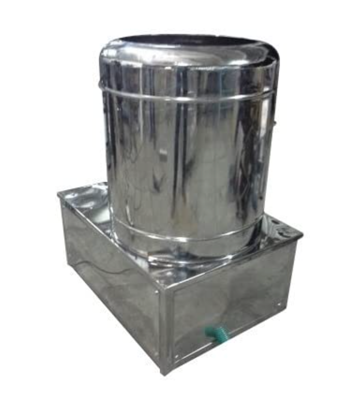 KRN Commercial oil dryer for chips, french fries, banana chips etc (silver stainless steel) oil dryer machine-2