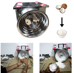 KRN Domestic and Commercial Coconut Scrapper for Kitchen Electrical, for Restaurant, Hotel, Catering, Stainless Steel, (Commercial and Domestic use only)-2