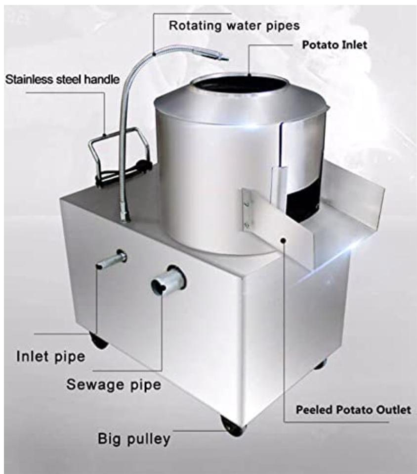 KRN Commercial Potato PEALER Machine for Pealing of Potato Skin