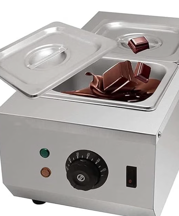Chocolate Melting Machine Pot Melter Warmer Double Tank Bain Marie Food Warmer 1+1 LTR
