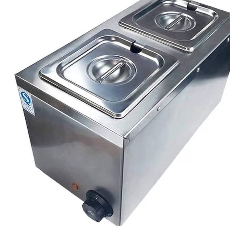 Chocolate Melting Machine Pot Melter Warmer Double Tank Bain Marie Food Warmer 1+1 LTR-2