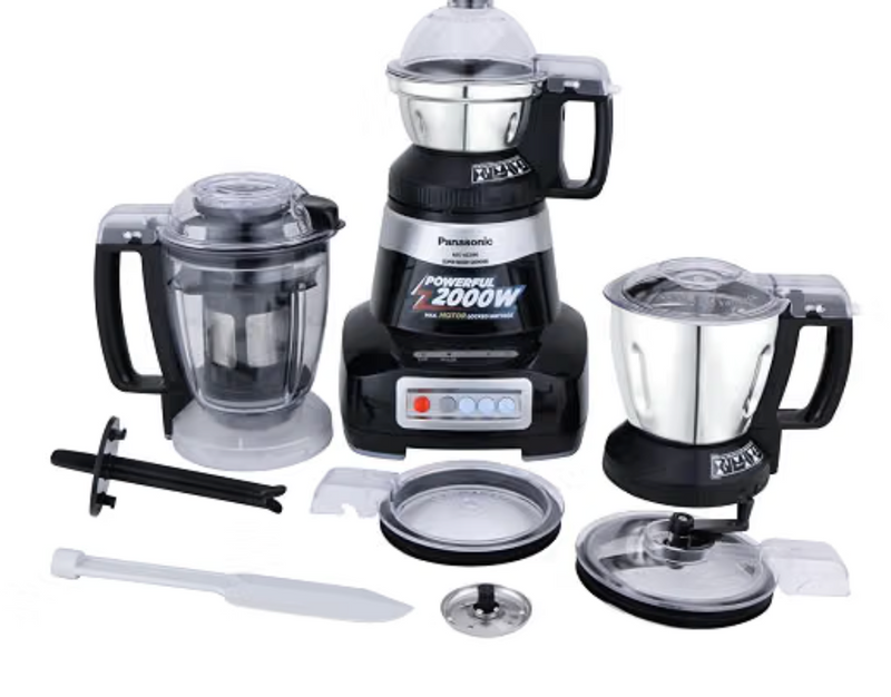 பானாசோனிக் MX-AE390 (கருப்பு) மான்ஸ்டர் சூப்பர் மிக்சர் கிரைண்டர் 750W 3 ஜாடிகளுடன் -1