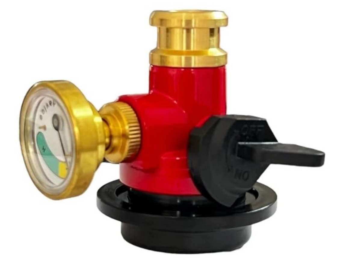 Premium Gas Safety Device | 3 Years Guarantee | Aproved By Govt ARAI Department | Suitable for HP, Bharatgas & Indane | Universal Gas Safety Device | Made in India|-1