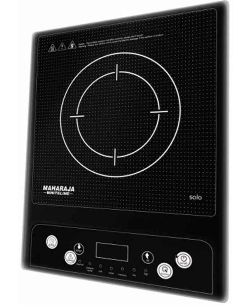 Maharaja Whiteline Solo 1400-Watt Induction Cooktop (Black)