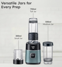Prestige Nutri-Jet Trio 450W Mixer Grinder with 3 Transparent Jars-2