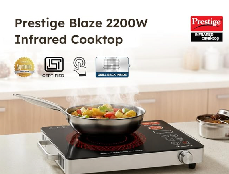 Prestige Infrared Cooktop Blaze 2200W-2