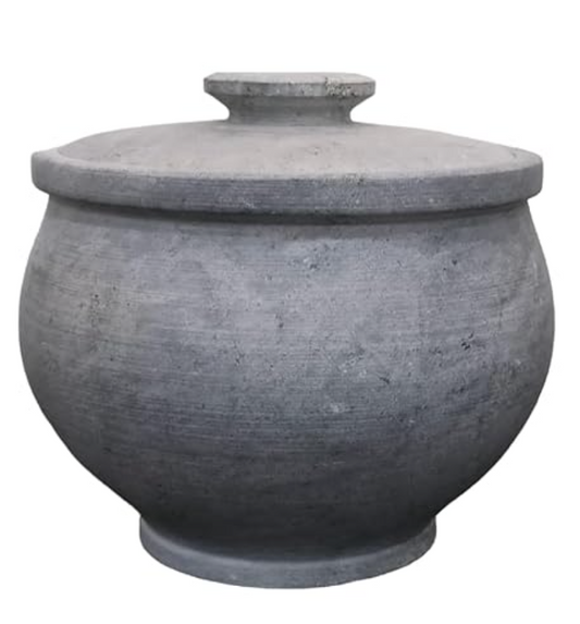 500 – 600 एमएल सोपस्टोन दही पॉट | ताजा, मलाईदार दही के लिए पारंपरिक भंडारण।