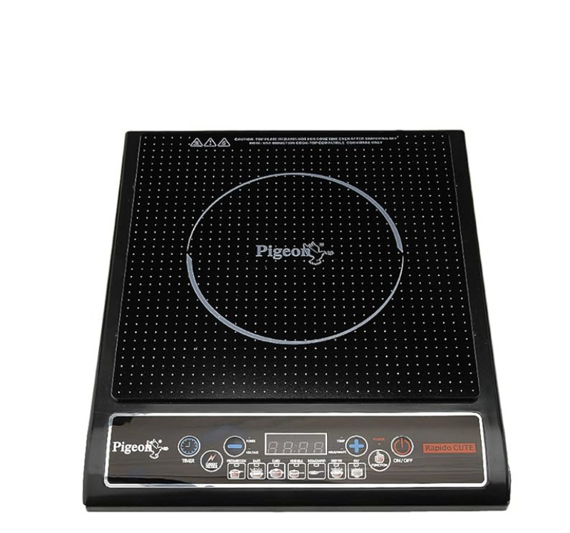 Pigeon by Stovekraft Copper Coil Rapido Cute Induction Cooktop (Black)-2