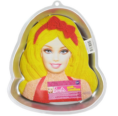 Barbie Doll Face Cake mould-1