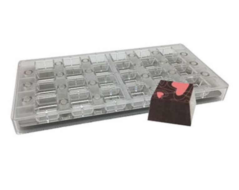 Chocolate Transfer Sheet Mold Polycarbonate Chocolate Mold DIY Handmade Chocolate Magnetic Chocolate Mold Candy Mould Flower