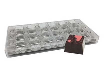 Chocolate Transfer Sheet Mold Polycarbonate Chocolate Mold DIY Handmade Chocolate Magnetic Chocolate Mold Candy Mould Flower