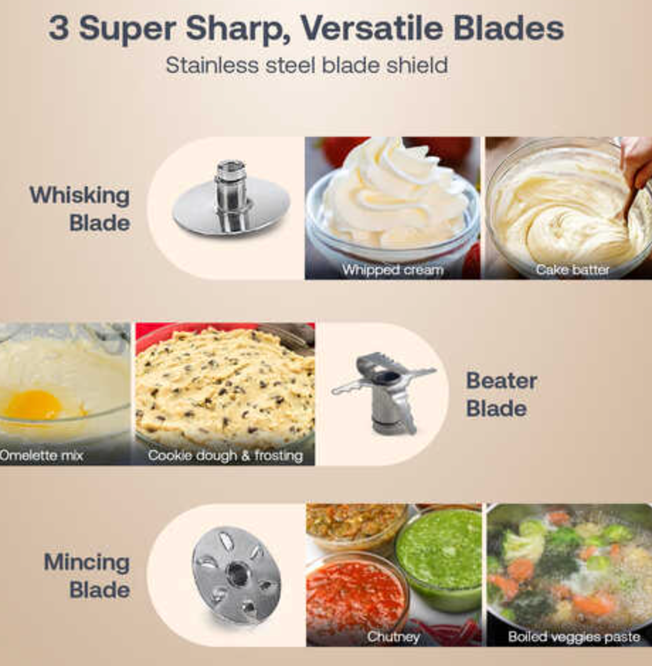 प्रेस्टीज ब्लेंडएक्स हैंड ब्लेंडर | 250W मोटर | बहुमुखी ब्लेड | स्टेनलेस स्टील रॉड | आईएसआई प्रमाणित