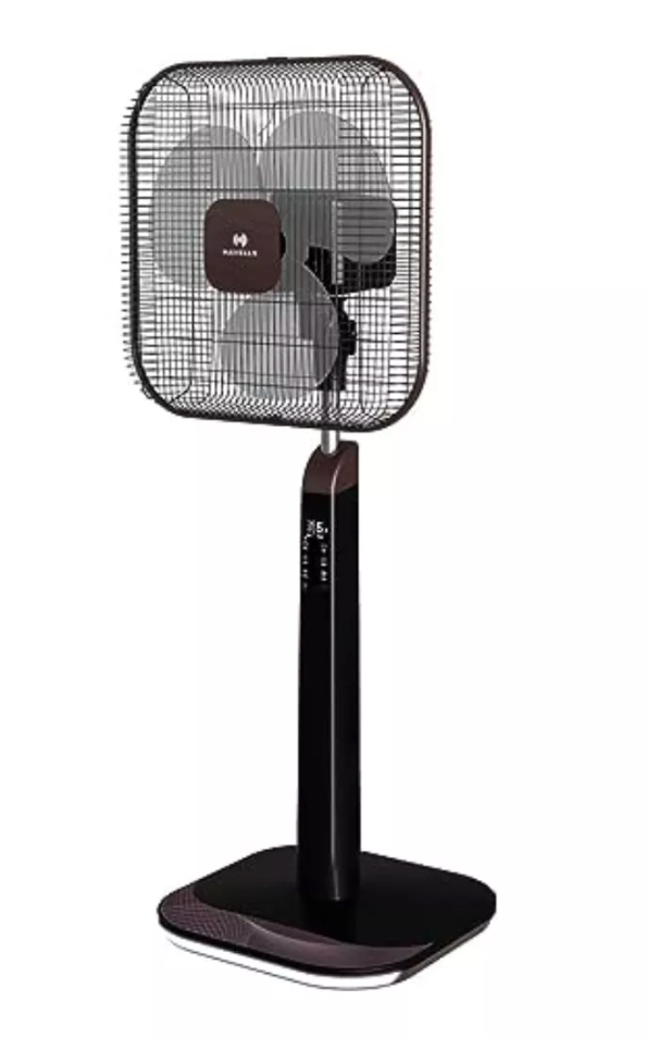 Havells Aindrila 400mm Oscillating Pedestal Fan | Remote control, Timer Upto 8 Hrs, LED Light, Sleep & Breeze Mode | High Air Delivery | Telescopic Arrangement | Available colour will be sent