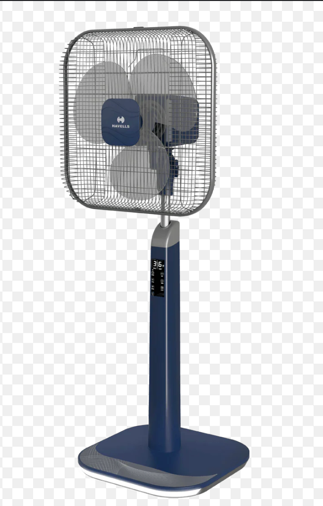 Havells Aindrila 400mm Oscillating Pedestal Fan | Remote control, Timer Upto 8 Hrs, LED Light, Sleep & Breeze Mode | High Air Delivery | Telescopic Arrangement | Available colour will be sent