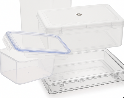 किचन स्टोरेज एसेंशियल्स पैक - 20 कंटेनरों का बंडल (प्रत्येक के 5)