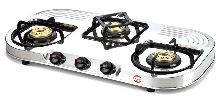 Prestige Royale DGS-03L Stainless Steel Manual Gas Stove (3 Burners)-1