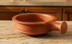 Red Clay Sauce Pot (LARGE)-1
