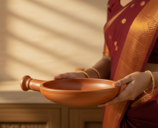 Red Clay Sauté/Fry Pan