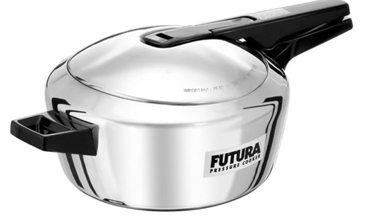 Futura Stainless Steel 4L Pressure Cooker Induction compatible