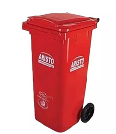 ARISTO 90 L Plastic Dustbin With Wheel-4