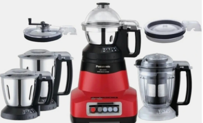 Panasonic MX-AE 475 Red 750 watts Mixer grinder-1