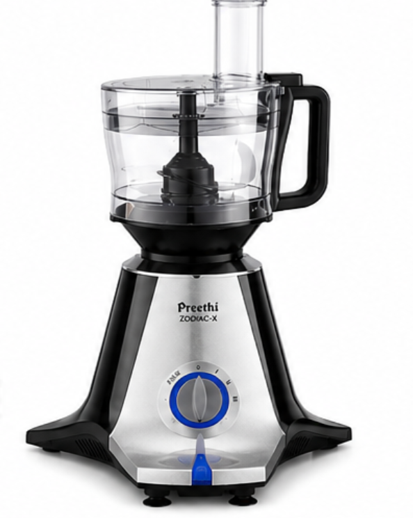 Preethi Zodiac‑X 750W Mixer Grinder Cum Food Processor – 10th Anniversary Edition with Bonus Xtra Spice Jar-4