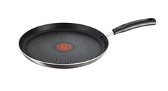 Tefal Delicia 26 cm Flat Tawa | Titanium Non-Stick Coating | Fast & Optimum Heat Distribution | Thermo Signal Technology | 100% PFOA Safe | Metal Spatula Friendly-2