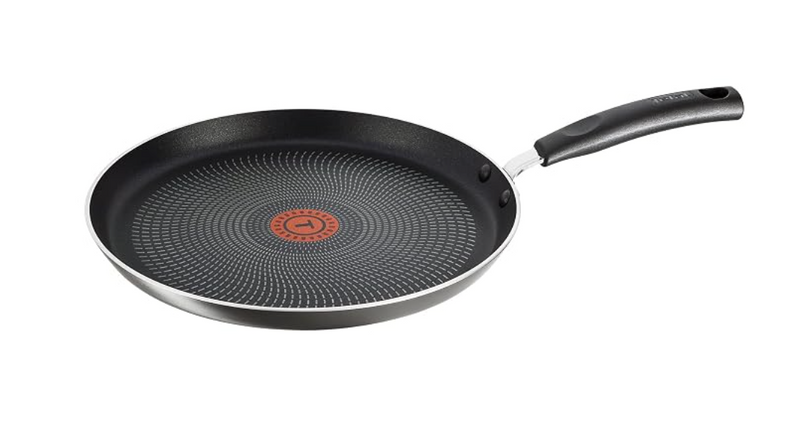 Tefal Delicia 26 cm Flat Tawa | Titanium Non-Stick Coating | Fast & Optimum Heat Distribution | Thermo Signal Technology | 100% PFOA Safe | Metal Spatula Friendly-2