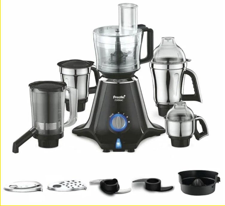 Preethi Complete Kitchen Combo | Preethi Zodiac MG-218 Mixer Grinder + Prestige Svachh Triply 3 L Cooker + Praylady Triply 3 pc Cookware Set + Prestige Granite Dosa Tawa 28 cm-3