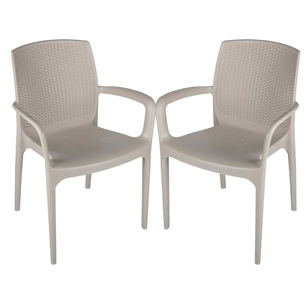 Supreme Texas Plastic With-Arm Chair