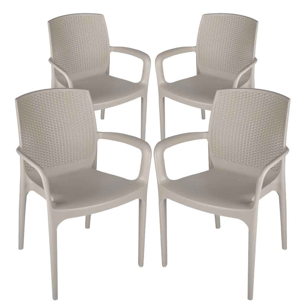 Supreme Texas Plastic With-Arm Chair