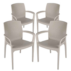Supreme Texas Plastic With-Arm Chair