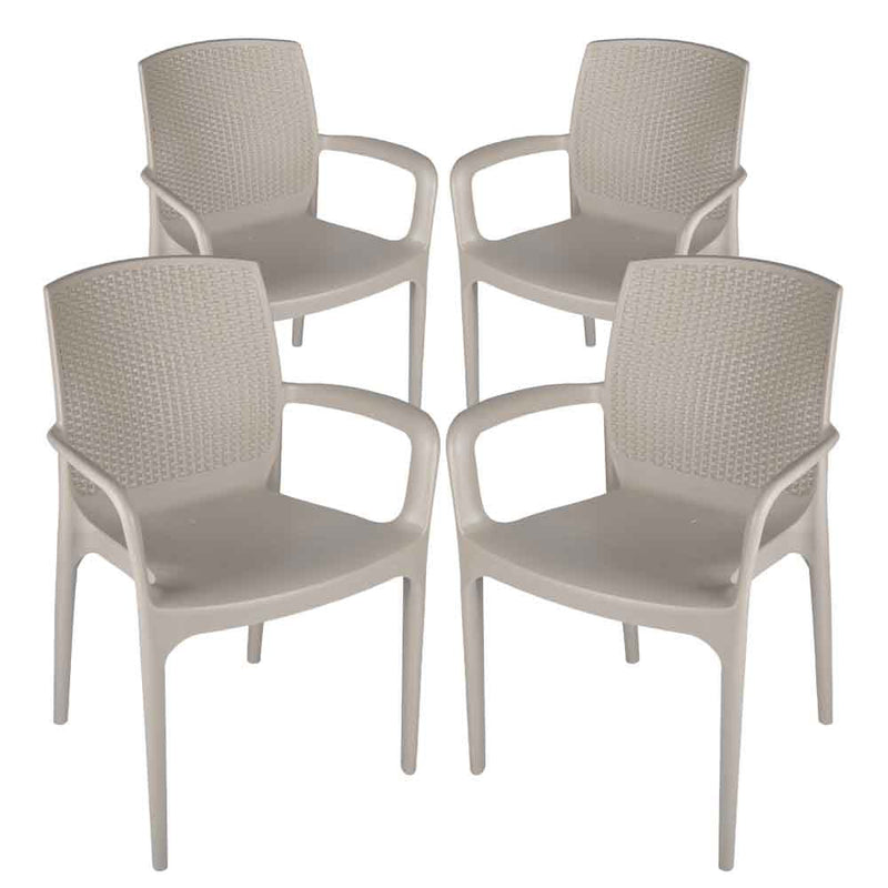 Supreme Texas Plastic With-Arm Chair