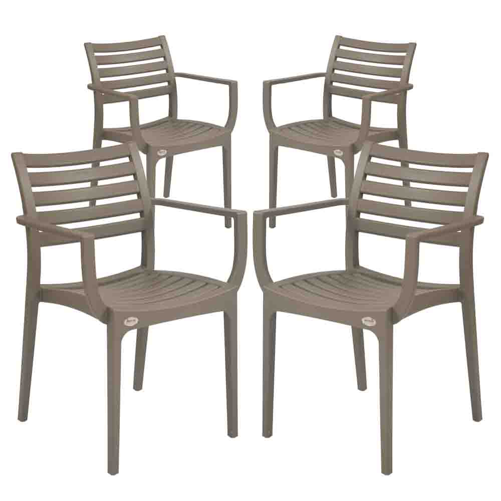 Supreme Empire Plastic With-Arm Chair